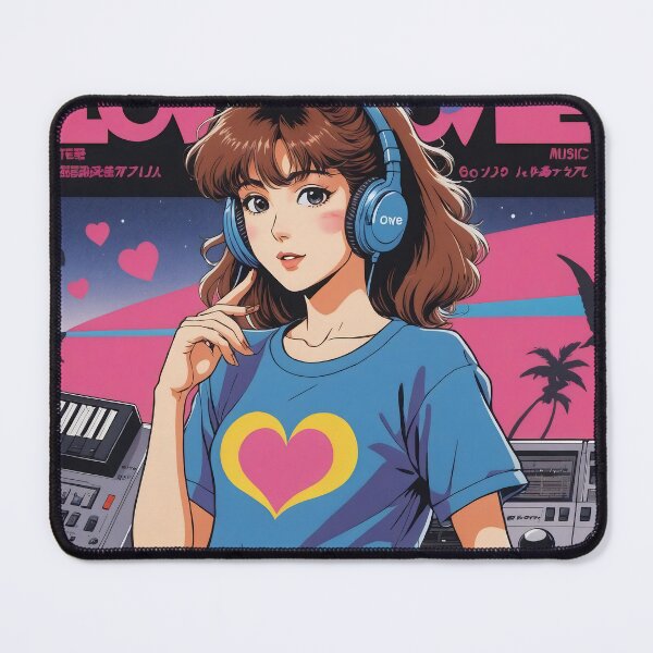 Item preview, the 1980s anime aesthetic `Love Music`. designed and sold by Chills-shop.