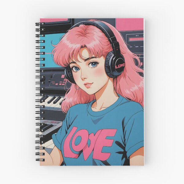 Item preview, the 1980s anime aesthetic `Love Music`. designed and sold by Chills-shop.