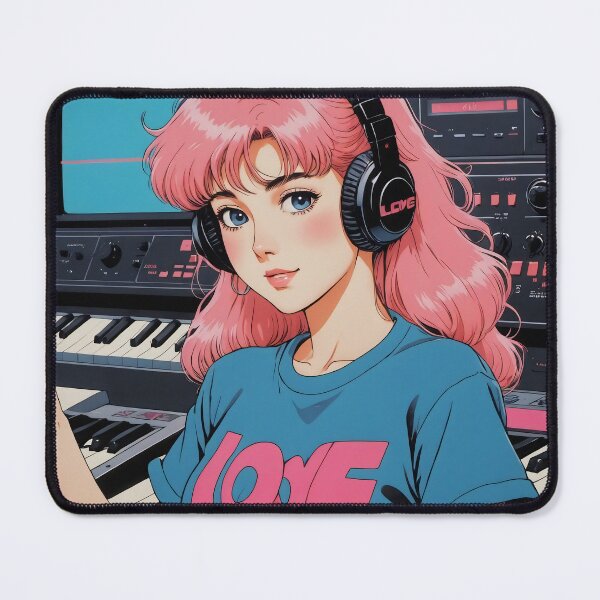 Item preview, the 1980s anime aesthetic `Love Music`. designed and sold by Chills-shop.