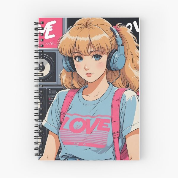 Item preview, the 1980s anime aesthetic `Love Music`. designed and sold by Chills-shop.