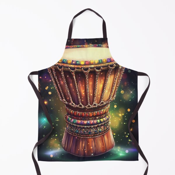 Item preview, Jeweled African Djembe Drums: Luxury and Tradition in Stunning Detail designed and sold by MugsNstuff Live Love Create!.