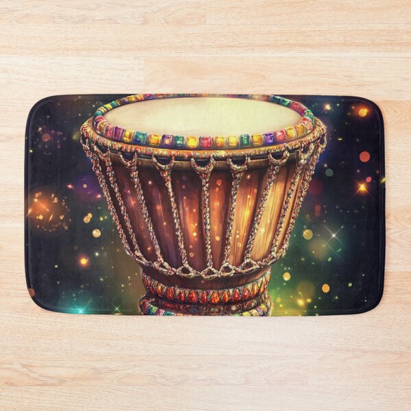 Item preview, Jeweled African Djembe Drums: Luxury and Tradition in Stunning Detail designed and sold by MugsNstuff Live Love Create!.
