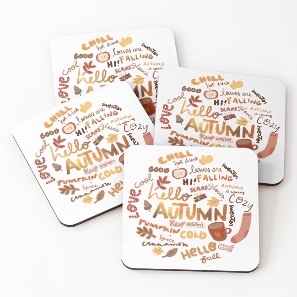Item preview, Autumn Typography Art designed and sold by Sabrina Coloma.