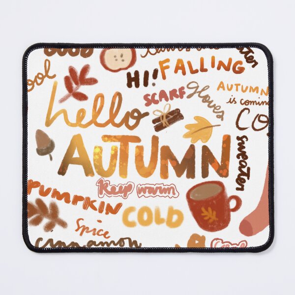 Item preview, Autumn Typography Art designed and sold by Sabrina Coloma.