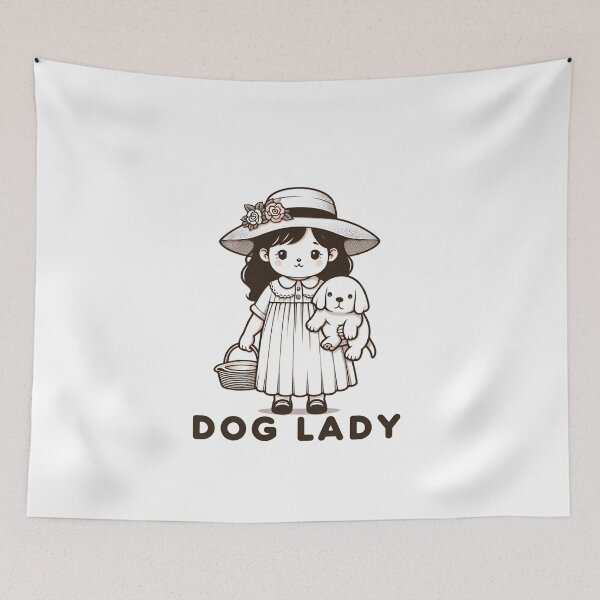 Item preview, Childless Dog Lady designed and sold by CatherineLievre.