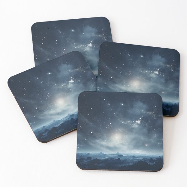 Item preview, Cosmic Horizon Over Alien Landscape designed and sold by GreenInkXpress.