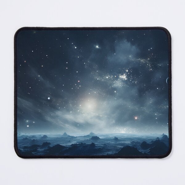 Item preview, Cosmic Horizon Over Alien Landscape designed and sold by GreenInkXpress.