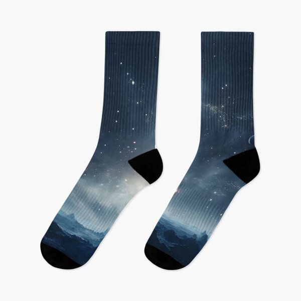 Item preview, Cosmic Horizon Over Alien Landscape designed and sold by GreenInkXpress.