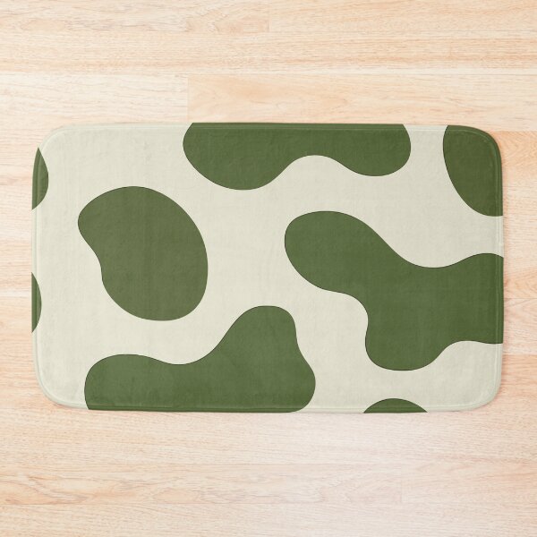 Item preview, A cowhide pattern design in olive green and beige. designed and sold by HEMRO.