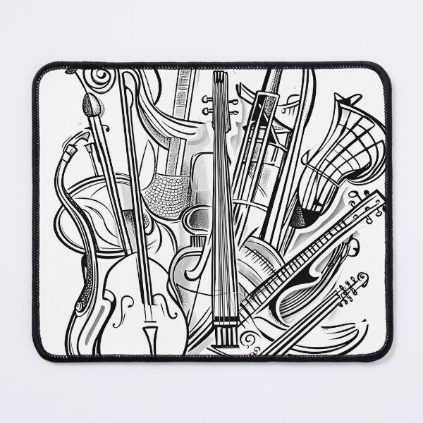 Item preview, Artistic representation of musical instruments. designed and sold by FreedomArtShop.