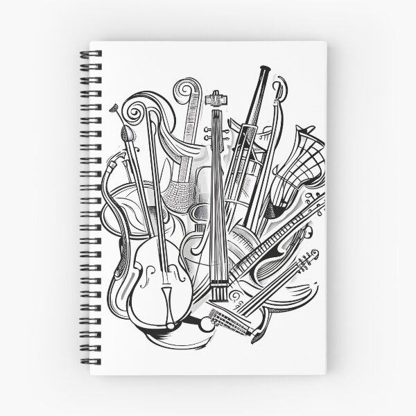 Item preview, Artistic representation of musical instruments. designed and sold by FreedomArtShop.