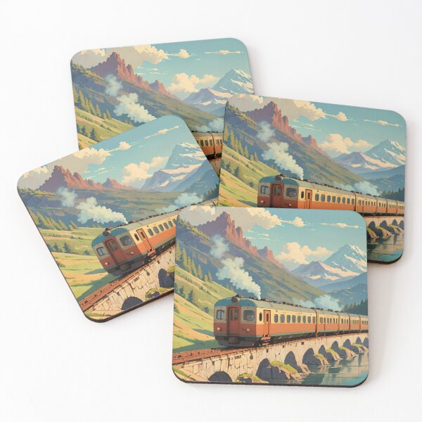 Item preview, Train and courntryside designed and sold by KiraChie.