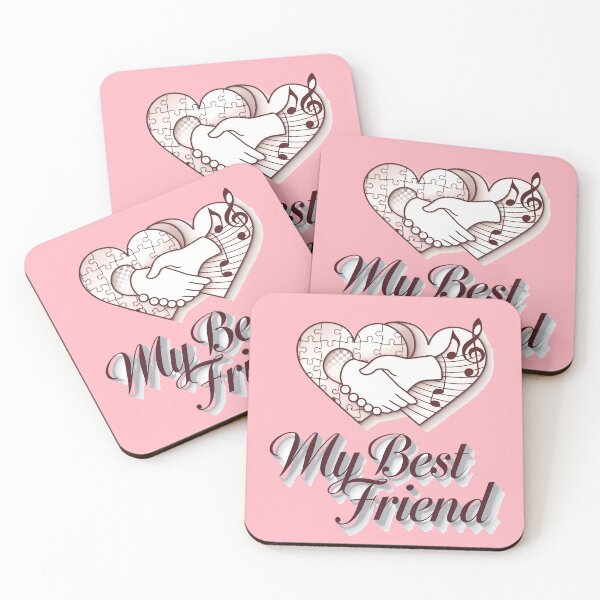Item preview, Best Friend Puzzle and Music Heart Design designed and sold by ZetaDream.