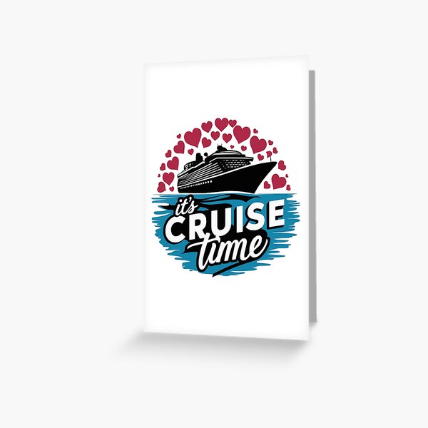 Item preview, Funny cruise time surrounded by Hearts designed and sold by blackkramla.