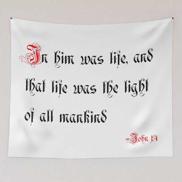 Item preview, John 1:4 designed and sold by skyline-abe.