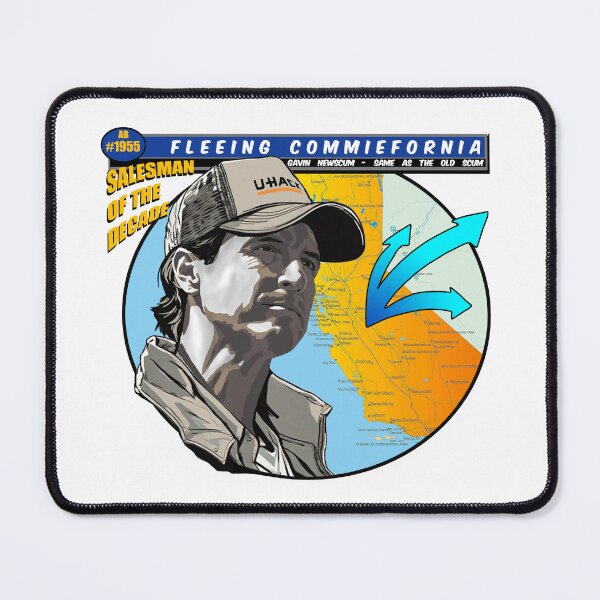 Item preview, Fleeing Commiefornia SuperGraphic designed and sold by VarisFinnDesign.