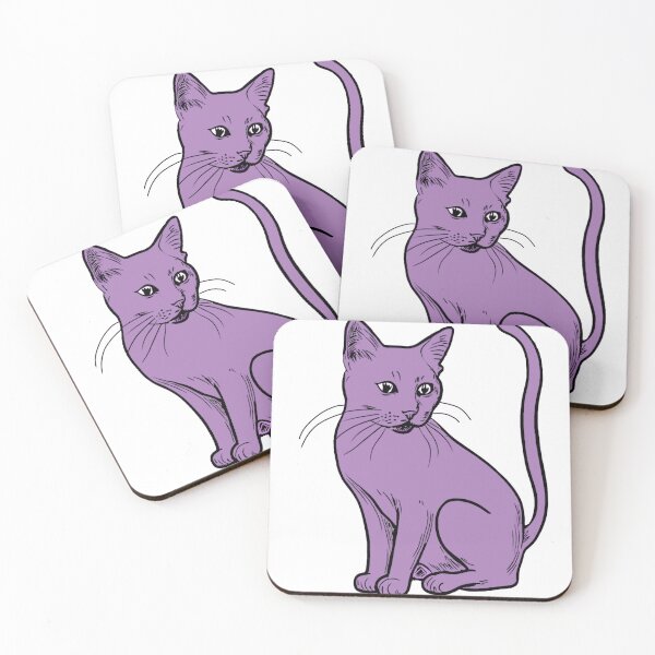 Item preview, Pink cat  designed and sold by jameartshop.