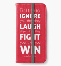 Vinilo o funda para iPhone Then you Win (dark)