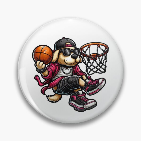 Item preview, hiphop dog slam dunking designed and sold by boomfire153.