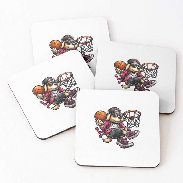 Item preview, hiphop dog slam dunking designed and sold by boomfire153.