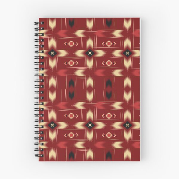 Item preview, Ikat Pattern Dark Red designed and sold by PolkaStudio.