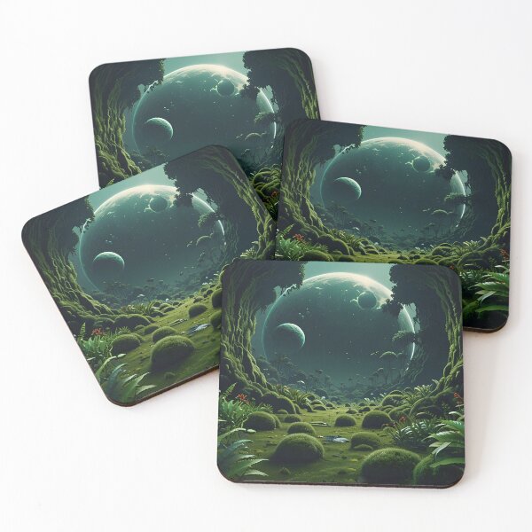 Item preview, Biodiverse Forest Under a Green Moon designed and sold by SpeculatorTech.