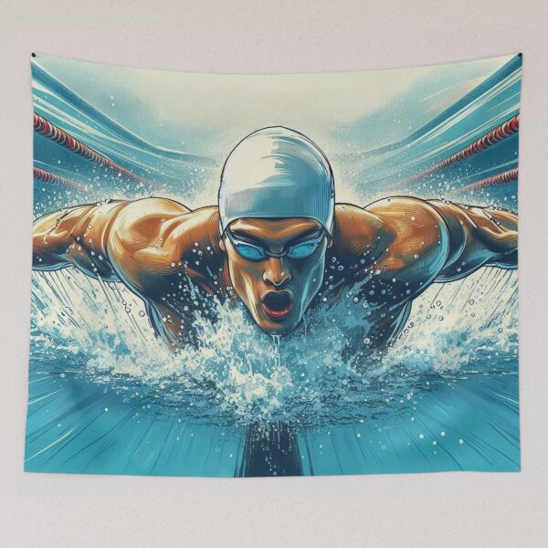 Item preview, Competitive Swimmer - Butterfly designed and sold by Bright-Moonrise.