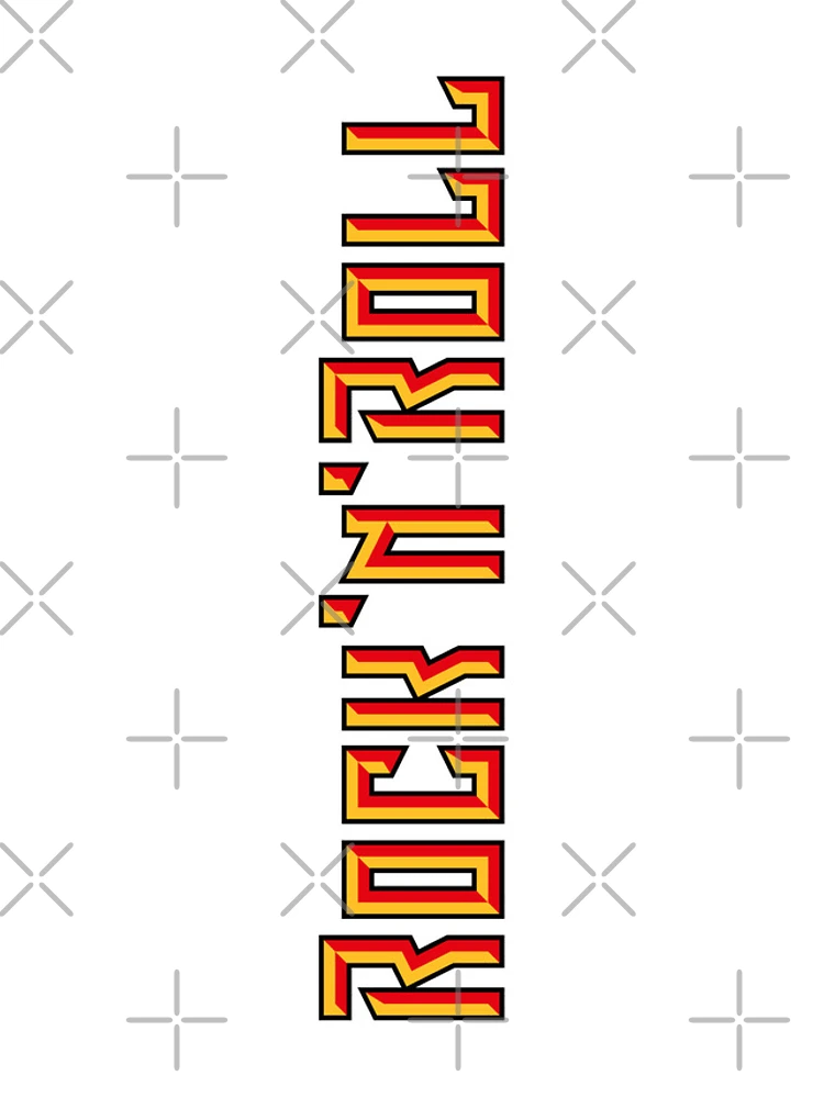 Thumbnail 4 of 4, iPhone Case, Rock ’n’ Roll Lettering (3D / 3C) designed and sold by Roderix.
