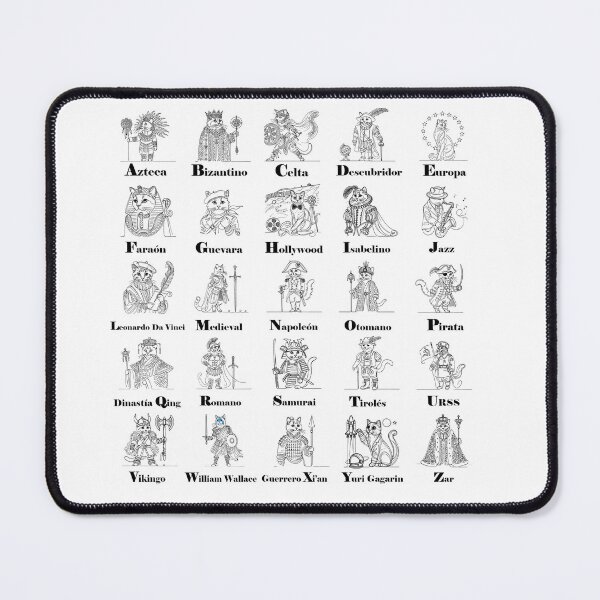 Item preview, Cats History Alphabet Set designed and sold by ChicClicker.