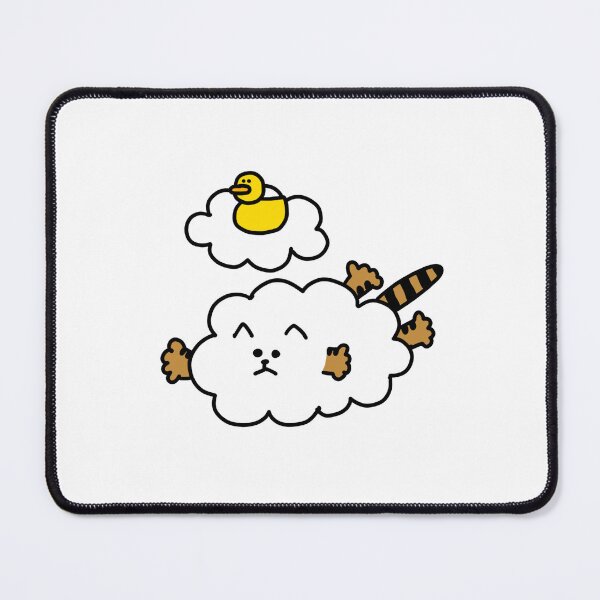 Item preview, a Cat in the cloud and a Duck on the cloud designed and sold by superbaechoo.