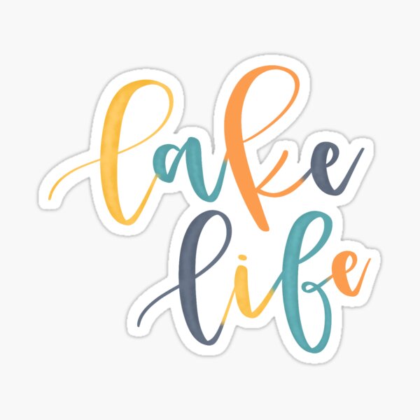 Lake Life  Sticker