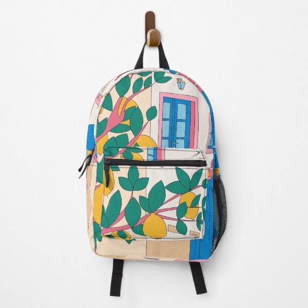 Item preview, Mediterranean Summer Travel Vacation Holiday Colorful Cute Illustration designed and sold by Gabor Estefan.
