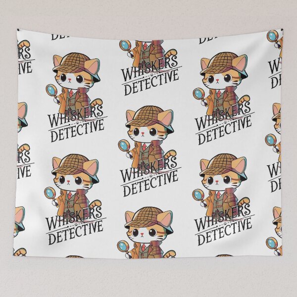 Item preview, Whiskers Detective designed and sold by I3ackSmall.