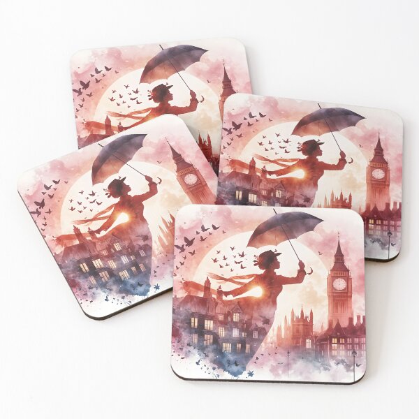Item preview, Mary Poppins flying over London  designed and sold by JosieandRose.