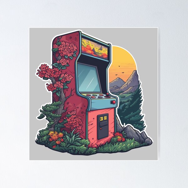 Artikel-Vorschau von Retro-Arcade-Spielautomat, designt und verkauft von Konkam.