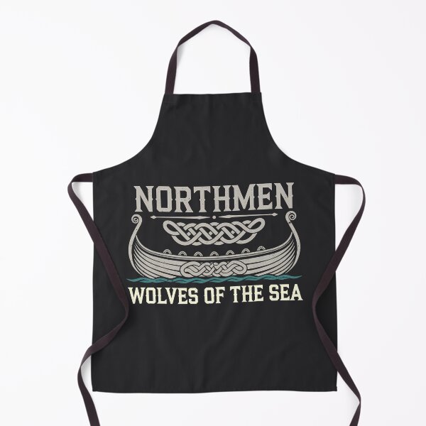 Item preview, Nordic Viking Longship - Wolves of the Sea designed and sold by Odd World.