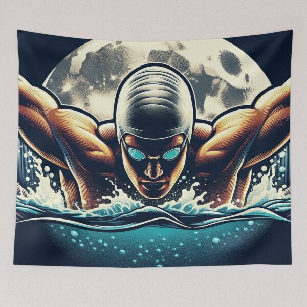 Item preview, Competitive Swimmer - Butterfly designed and sold by Bright-Moonrise.