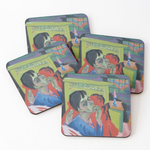 Item preview, ernst ludwig kirchner paintings, ernst ludwig kirchner self portrait, ernst ludwig kirchner prints, ernst ludwig kirchner artwork, ernst ludwig kirchner art designed and sold by diana-shaw.