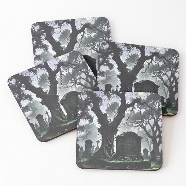 Item preview, Spooky Moonlit Graveyard designed and sold by taiche.