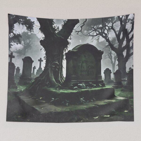 Item preview, Spooky Moonlit Graveyard designed and sold by taiche.