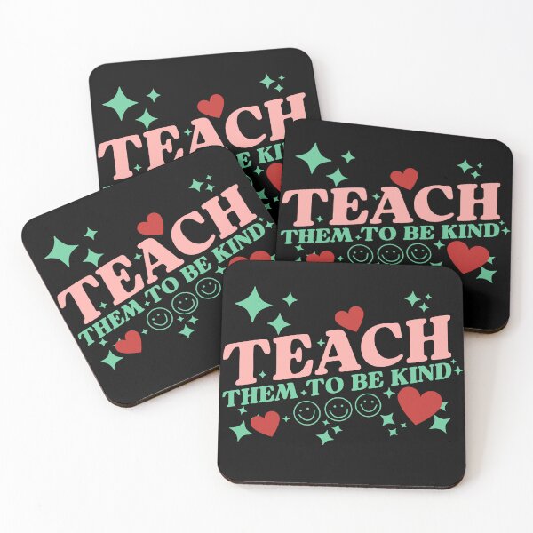 Item preview, TEACH THEM TO BE KIND cute lovely teacher design designed and sold by Jt41.
