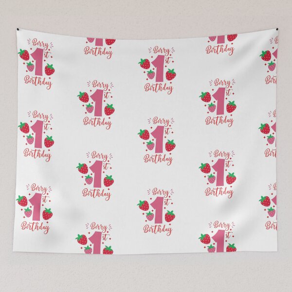 Item preview, Berry First Birthday designed and sold by ClariseDesigns.