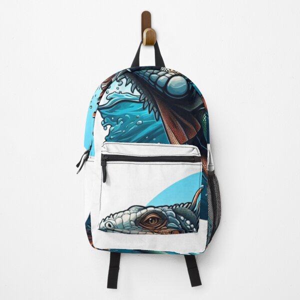 Item preview, Underwater Iguana: A Dynamic Aquatic Illustration designed and sold by Aqmean.