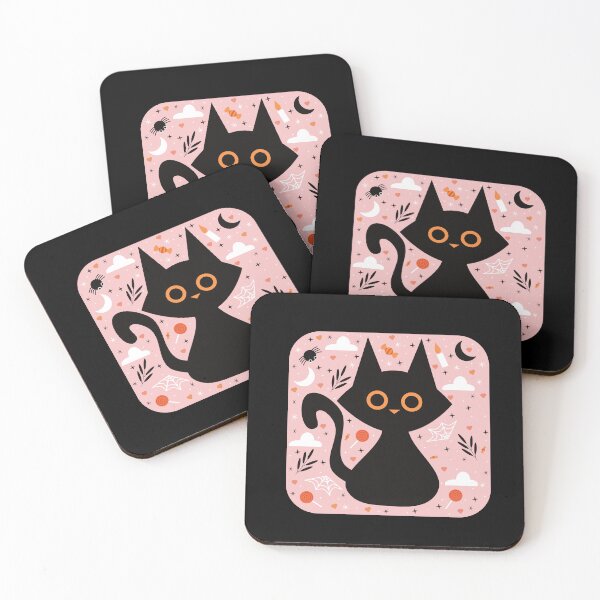 Item preview, Autumn Nights with a Halloween Cat designed and sold by Tulip Creators by This Definition.