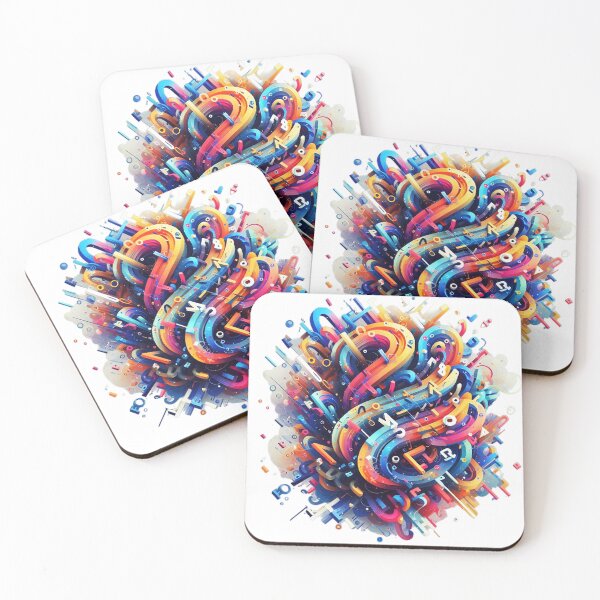 Item preview, Abstract Lucky number and cool letters designed and sold by WorlDigitalArts.