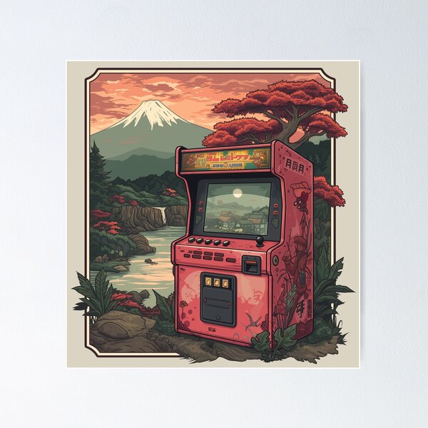 Artikel-Vorschau von Klassischer Arcade-Spielautomat, designt und verkauft von Konkam.