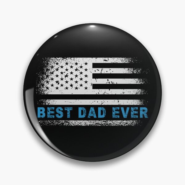 Item preview, Father's Day Best Dad Ever - American Flag & Dad designed and sold by STDesign⭐⭐⭐⭐⭐.