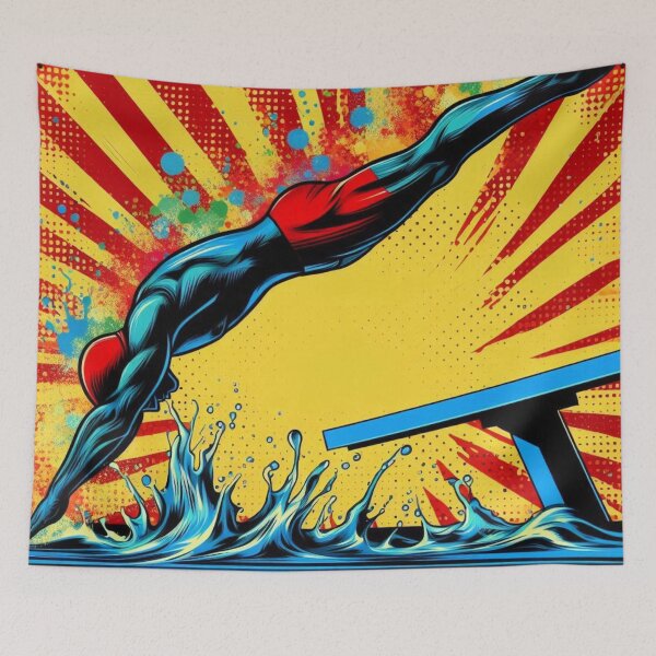 Item preview, Competitive Swimmer - Dive In designed and sold by Bright-Moonrise.