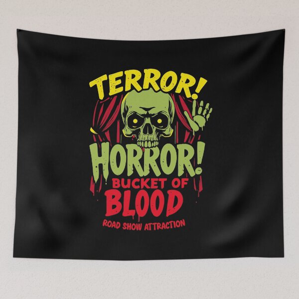 Item preview, Bloody Halloween Terror Horror Bucket of Blood designed and sold by BongsEmporium.