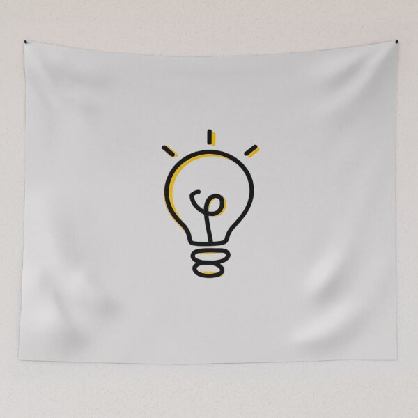 Item preview, Minimalist light bulb icon designed and sold by 123ks.